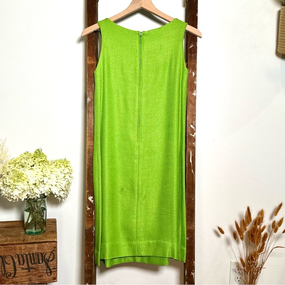 Vintage 60s Phil Rose Embroidered Mod Dress - Picture 5 of 7